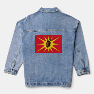 Veste En Jean Drapeau du guerrier mohawk