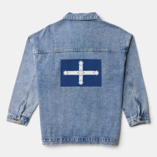 Veste En Jean Drapeau Eureka