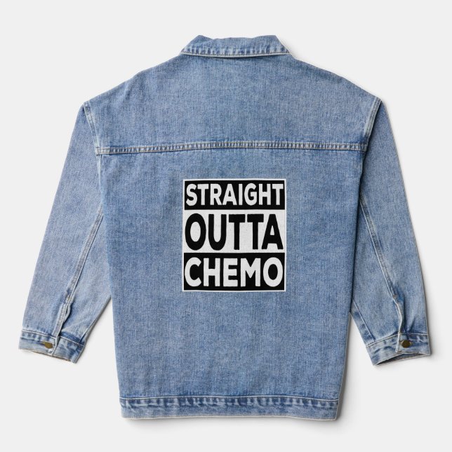 Veste En Jean Droite Outta Chemo (Verso)