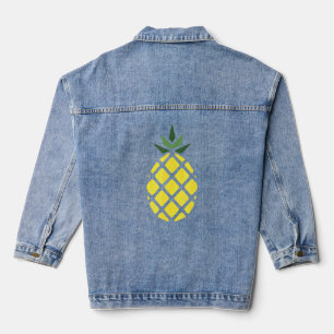 Veste En Jean Drôle ananas femmes Hawaii ananas
