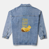 Veste en jean drôle pour amateur de nourriture de 