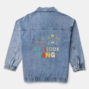 Veste En Jean Drummer Percussion Instrument Percussion Gang Drum