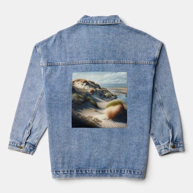 Veste En Jean Dunes dorées (Verso)