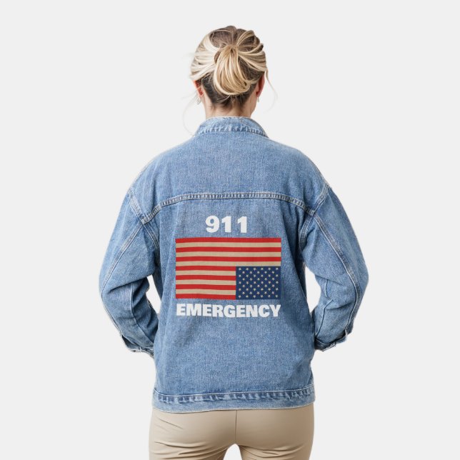 Veste en jean d'urgence 911 (Modèle)
