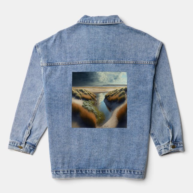 Veste En Jean Dutch Coastal Dunes (Verso)