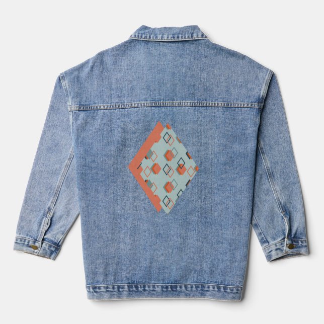 Veste En Jean Échos diamant (Verso)