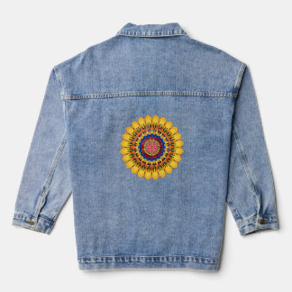 Veste En Jean Éclat de soleil doré