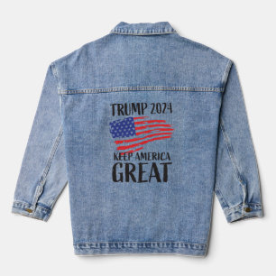 Veste En Jean Élection Trump 2024