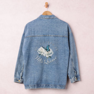 Veste En Jean Elégant bleu clair Quinceañera - Fille d'anniversa