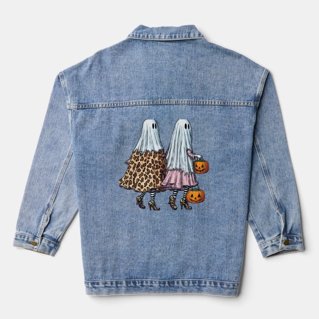 Veste En Jean Élégant duo fantôme (Verso)