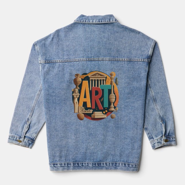 Veste En Jean Élégant et unique (Verso)