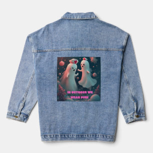 Veste En Jean En Octobre Nous Portons Le Rose Infirmière Fantôme