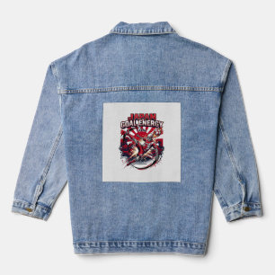 Veste En Jean Énergie de l'objectif du Japon Squelette Attaquant