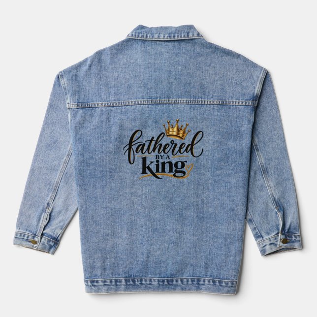 Veste En Jean Engendré par un Roi  (Verso)
