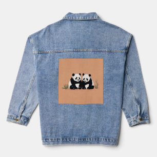Veste En Jean Ensemble, Toujours – Pandas Heureux