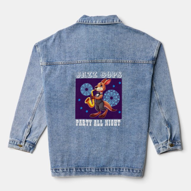 Veste En Jean Enterrement de vie de garçon (Verso)