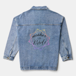 Veste En Jean enterrement de vie de jeune fille de la mère de la