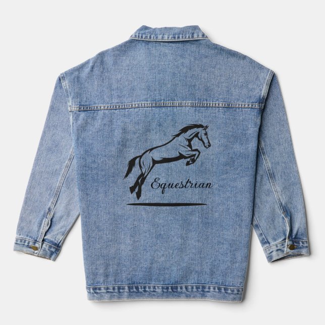 Veste En Jean équestre (Verso)