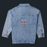 Veste En Jean Équipe de mariée ajoutez nom monogramme demoiselle<br><div class="desc">beau design</div>