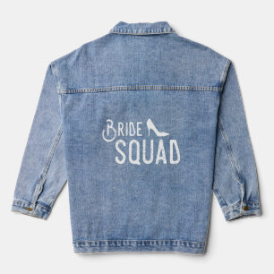Veste En Jean Équipe de mariée Cadeau de mariage pour meilleure
