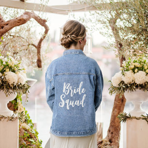 Veste En Jean Équipe d'épouses de calligraphie pour le Mariage d