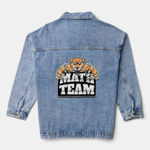Veste En Jean Équipe des maths Jaguars Panthers Pumas