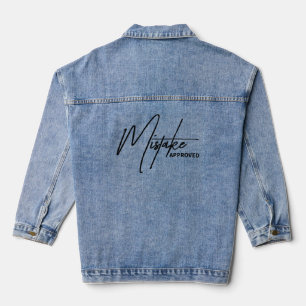 Veste En Jean Erreur Approuvée