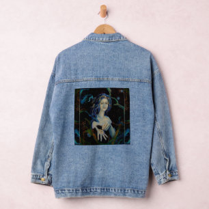 Veste En Jean Esprit Boréal des Aurores Boréales Maureen Girard