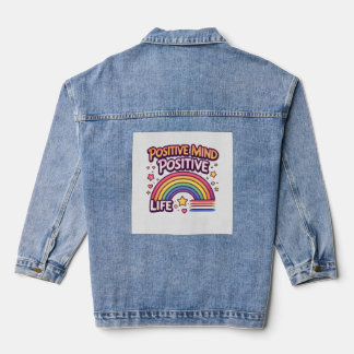 Veste En Jean Esprit Positif Vie Positive