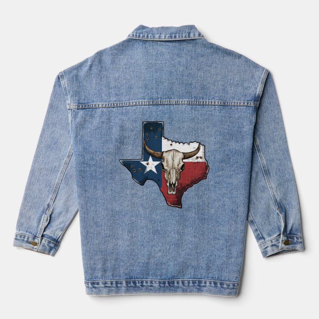 Veste En Jean État de Lone Star vintage (Verso)