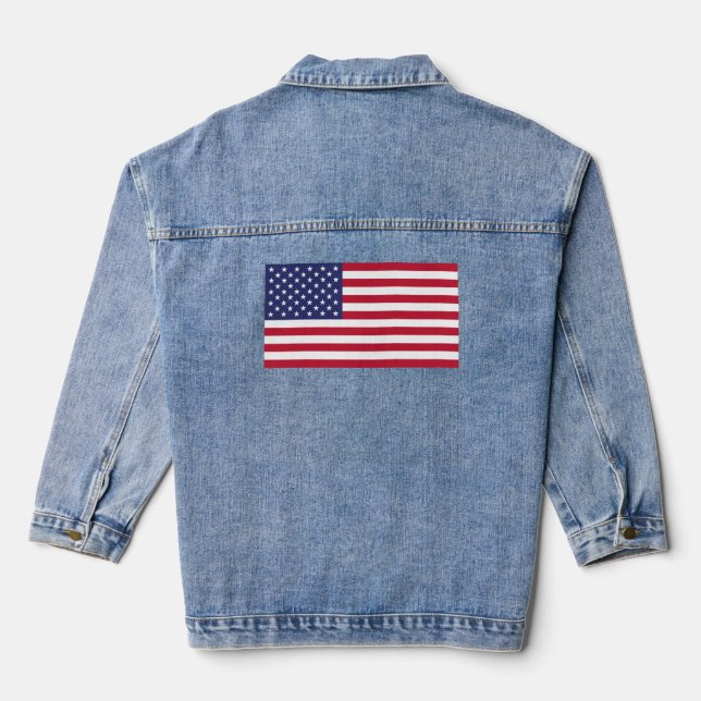 Veste En Jean États-Unis d'Amérique (Verso)