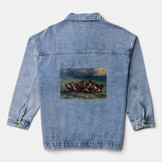 Veste En Jean Eugene Delacroix - L'épave de Don Juan (Verso)