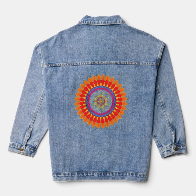 Veste En Jean Euphorie Rythmique  (Verso)