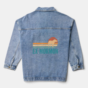 Veste En Jean Ex Mormon Tapir Horse LDS Retro Exmo Ex Mormon_2