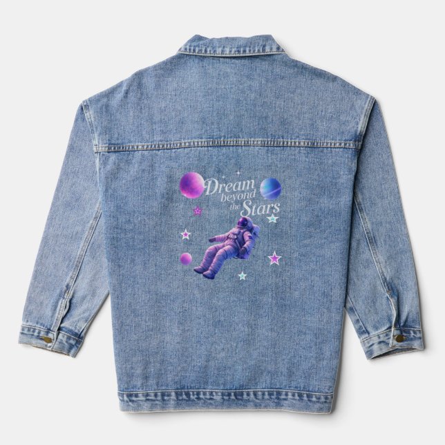 Veste En Jean Exploration Spatiale (Verso)
