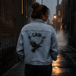 Veste En Jean F CAW F Corbeau