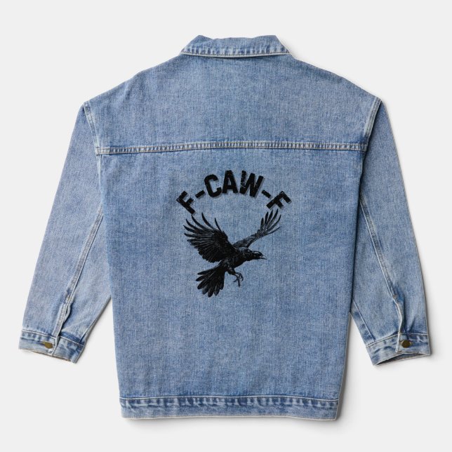 Veste En Jean F CAW F Corbeau (Verso)