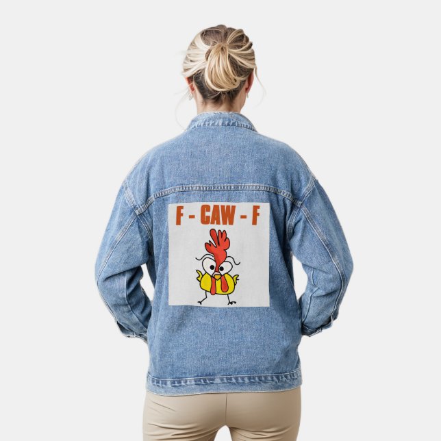 Veste En Jean F caw F drôle (Modèle)