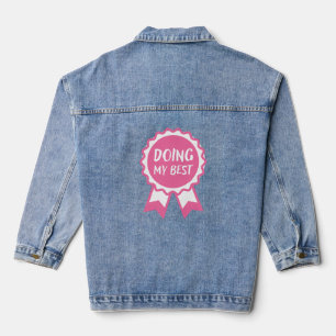 Veste En Jean Faire Mon meilleur ruban rose