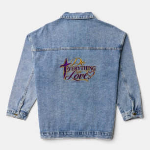 Veste En Jean Faire tout avec Amour