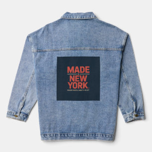 Veste En Jean Fait à New York