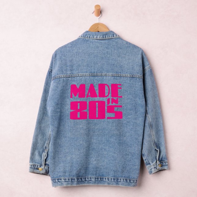 Veste En Jean Fait dans les années 80 (Hangar)