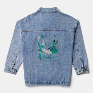 Veste En Jean Faith Hope Love Panique Trouble Sensibilisation Dr