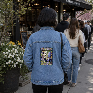 Veste En Jean Fée Blonde Art Nouveau Fantastique Élégance Gothiq
