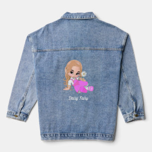 Veste En Jean Fée Marguerite Personnalisée