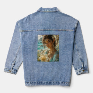 Veste En Jean Fées de la Floraison Tropicale : Enchanteresse de