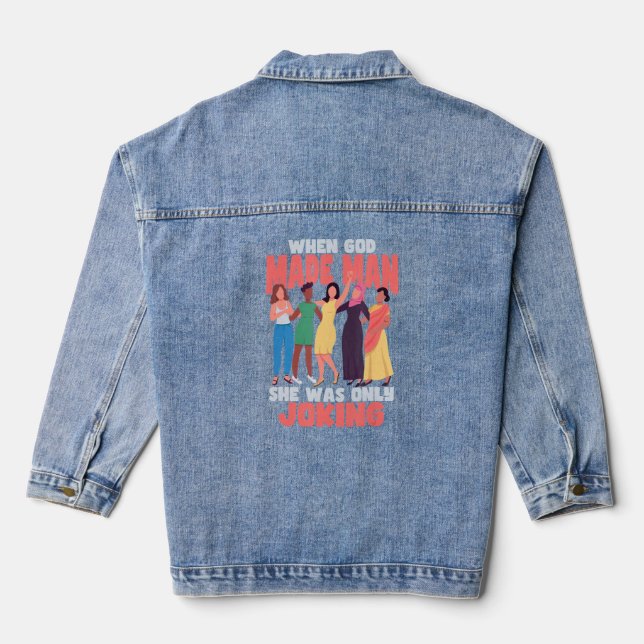Veste En Jean Feminisme Female Empowerment Pro-choice Pro Aborti (Verso)