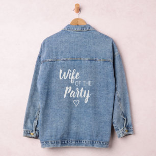 Veste En Jean Femme de la mariée de la fête
