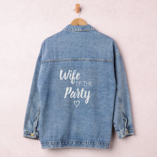 Veste En Jean Femme de la mariée de la fête