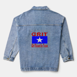 Veste En Jean Femme De Laine Élevée Au Texas